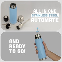Bouteille isotherme en acier inoxydable 500 ml avec couvercle verrouillable anti-fuite pour Yerba Maté, fabriquée par Ningbo Home Accessories