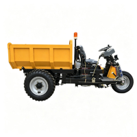 Tricycle minier diesel tout-terrain, mini-dumper chargeur, vente directe usine