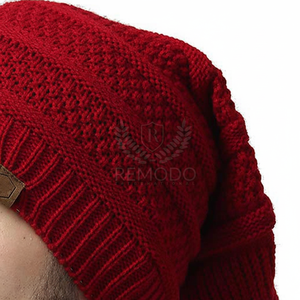 หมวกบีนนี่สำหรับฤดูหนาวหมวกถักสไตล์ใหม่2025อบอุ่นติดป้ายได้ตามต้องการ - Product Image 1