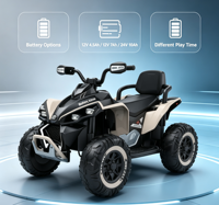 Voiture UTV pour enfants, modèle populaire, 12V, 380W, double moteur, Bluetooth, port USB MP3, télécommande parentale, quatre roues