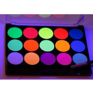 Paletas de <span class=keywords><strong>colores</strong></span> UV de neón a base de agua personalizadas profesionales Arco Iris Split Cake Face Paint <span class=keywords><strong>pintura</strong></span> corporal ecológica - Product Image 2
