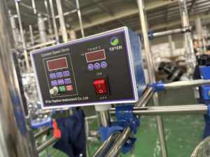 Recipiente químico revestido resistente al ácido-Control digital Reactor de vidrio de 100L con pantalla táctil y registro de datos-Cumplimiento de GLP - Product Image 4