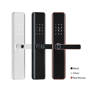Serrure de porte intelligente numérique électronique Wi-Fi GL-D1 à empreinte digitale avec application Tuya, prix usine - Product Image 3