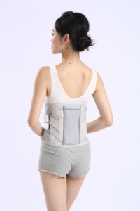 Ceinture de soutien lombaire respirante pour hommes et femmes, soulagement de la douleur au dos, sangle de soutien réglable avec coussin <span class=keywords><strong>amovible</strong></span> - Product Image 5