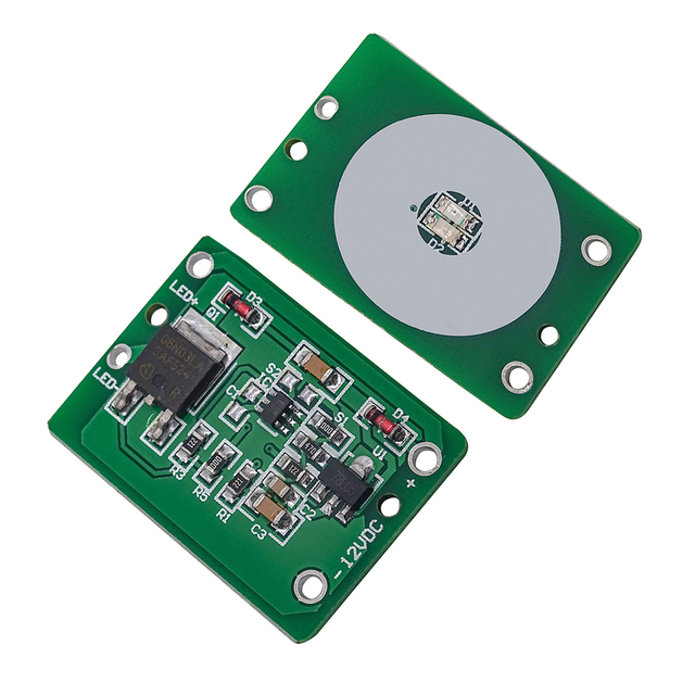 12V Capacitive Touch Switch Sensor Module Push Button Touching Key Module Jog Latch Can With Relay DC 6-20V 3A TTP223