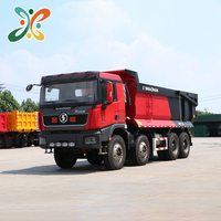 Camion lourd diesel d'occasion Shacman X5000S 430HP 8x4 avec moteur Weichai, boîte de vitesses FAST, caméra arrière à vendre
