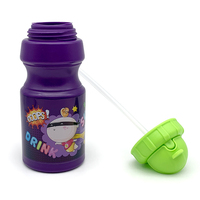 Bouteille d'eau écologique sans BPA pour enfants avec paille, bouteille promotionnelle cadeau