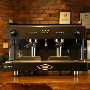 SY-101 Máquina de Espresso Semiautomática Italiana Picasso WEGA Pegaso de 2 Grupos, Caldera Doble E61, 3600W, Taza Alta para Cafetería - Product Image 1