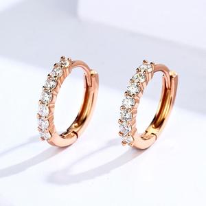 <span class=keywords><strong>Orecchini</strong></span> a Perno in <span class=keywords><strong>Argento</strong></span> Sterling 925, Moda Etnica Femminile, Regalo Fai-da-Te, Stile Europeo e Americano, Oro Rosa, Eleganti SCE351-C - Product Image 4