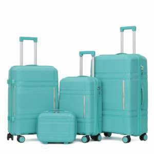 Unisex PP Luggage Sets 20'' 24'' 28'' Hard Shell Spinner 3-Piece Outdoor Travel Collection. Big Capacity Waterproof Luggage Sets - Product Image 3