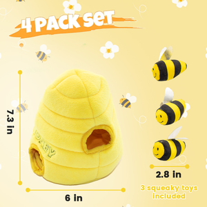 <span class=keywords><strong>2021</strong></span> nueva llegada mascota de peluche masticar panal escondite y buscar juguetes para perros - Product Image 2