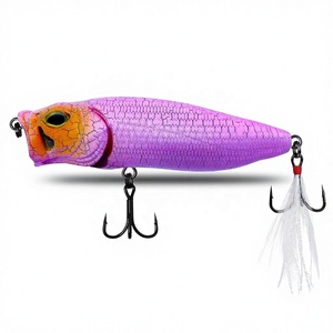 Señuelo de <span class=keywords><strong>Pesca</strong></span> POPMAX de 80 mm y 15 g, Señuelo de Superficie Tipo Popper para <span class=keywords><strong>Pesca</strong></span> de Bagre, Señuelo Artificial Duro de ABS para <span class=keywords><strong>Pesca</strong></span> en Agua Salada y Dulce, HCP01 - Product Image 3