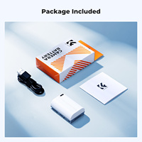 Batería de Repuesto Recargable K&F Concept de 2520mAh con Carga Rápida Tipo-C LP-E6P para Cámaras Canon EOS R5 Mark II, C50, R6V, R6