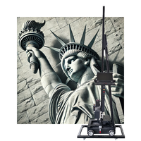 Impresora de pared vertical 3D completamente automática Impresora de pluma de pared mural de impresión UV para interiores