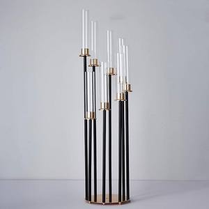 Nuevos Accesorios para Bodas, Candelabros Galvanizados, Arañas de Cristal de Hierro, Decoración de Escenarios, Farolas para Bodas, Adornos - Product Image 3