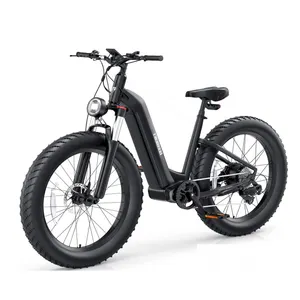 2023 Venda quente 13ah 17.5ah 500w 750w 48v 1000w bicicleta de montanha elétrica 26 polegadas pneu gordo ebike Bicicleta elétrica