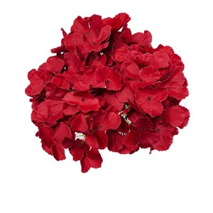 Bouquet d'hortensias artificiels à cinq têtes, fleurs artificielles en plastique et tissu, décorations pour mariage et maison - Product Image 5