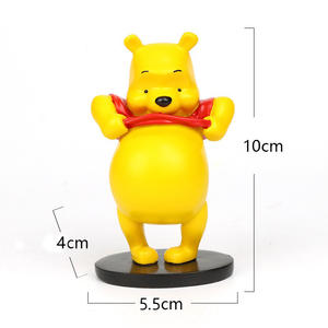 곰돌이 푸들 수지 인형 크리 에이 티브 작은 장식품 크리스마스 도매 큰 곰 수지 공예 크리스마스 장식 - Product Image 5