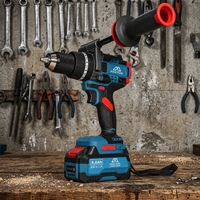Ensemble de perceuse sans fil MAXTON DW7713, perceuse à percussion sans fil sans balais, vitesse variable industrielle, batterie, bricolage, multifonction