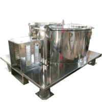 Centrifugeuse à décharge supérieure à double enveloppe antidéflagrante ATEX pour l'extraction de plantes médicinales