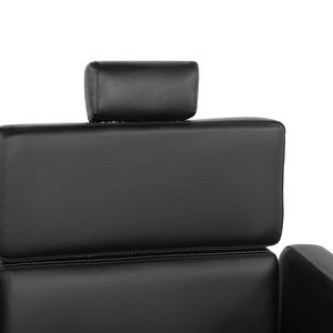 Chaise de barbier hydraulique moderne chaise de coiffure rotative et élévatrice chaise de salon en métal vente en gros en usine - Product Image 5