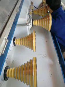 Machine de tréfilage à haute vitesse à deux fils fins en cuivre avec bobine de recuit changement automatique