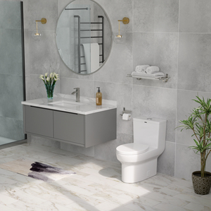 Inodoro <span class=keywords><strong>de</strong></span> doble descarga <span class=keywords><strong>de</strong></span> cerámica <span class=keywords><strong>de</strong></span> una pieza, <span class=keywords><strong>asiento</strong></span> <span class=keywords><strong>de</strong></span> cierre suave, tanque oculto, cuenco alargado, diseño moderno montado en el suelo <span class=keywords><strong>para</strong></span> <span class=keywords><strong>Baño</strong></span> - Product Image 5