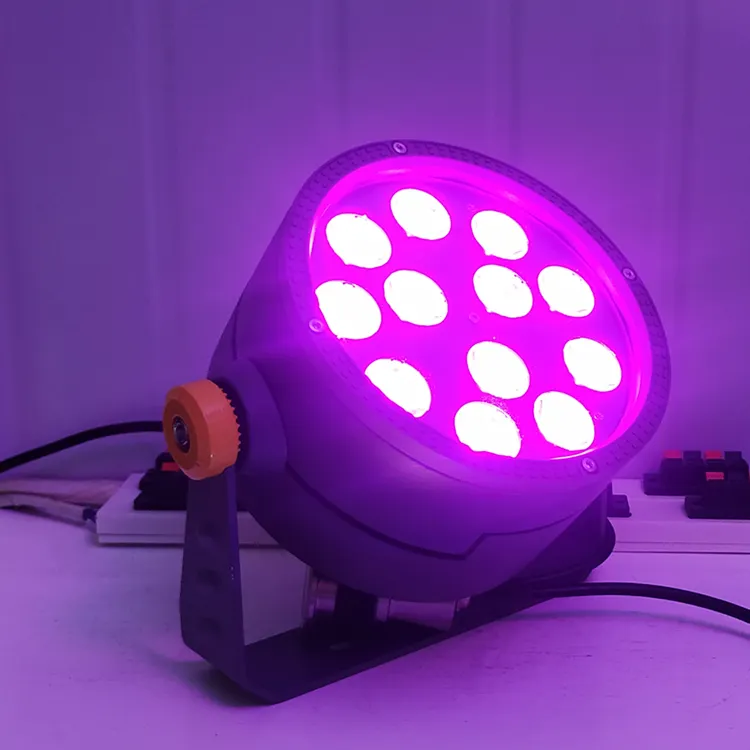 L'alta luminosità impermeabile Ip65 24W rotonda Dmx512 Rgb controlla la luce di inondazione principale per il paesaggio