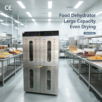 Deshidratador de Alimentos Eléctrico Digital de Alta Capacidad con 8-96 Bandejas - Máquina de Secado de Frutas de Uso Común