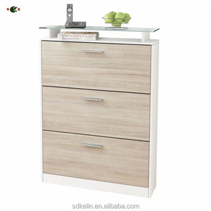 Đồ nội thất phòng khách gỗ Ba cửa tủ giày <span class=keywords><strong>MDF</strong></span> - Product Image 2