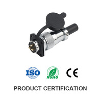 Conector WS24 de envío en 7 días, núcleo macho/hembra 2-19 para soldadura, enchufe de aviación, conector de alimentación, conjunto completo de enchufe y enchufe