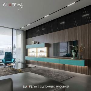 SUOFEIYA <span class=keywords><strong>Muebles</strong></span> de dormitorio completos Armarios de lujo Diseño moderno Big Walk in Closet Set Systems - Product Image 4