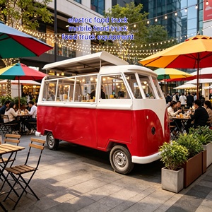 Carrito de Comida Móvil con Ruedas, Remolque Eléctrico para Servicios de Comida Rápida y Catering - Product Image 1