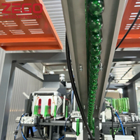 Machine automatique de fabrication de bouteilles et de pots en plastique PET de 0,1 à 2 L avec pompe à moteur, extrusion, soufflage, moulage haute pression, vanne