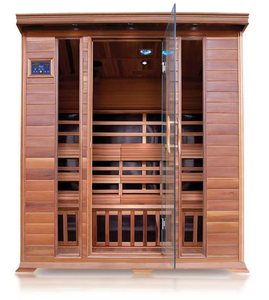 Твердая деревянная традиционная Современная инфракрасная сауна, Энергоэффективная для 4 человек - Product Image 5