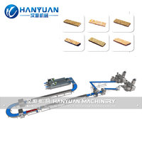 Barre de céréales automatique avec ligne de Production de chocolat/Machine de fabrication de barre de chocolat/Machine de découpe de barre de céréales