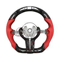 Volant en cuir et fibre de carbone pour BMW 320/525/F10/F30/F31/F32/F15/E90/F70/E71/F31/X5/X6/F01/F07/F20/F11/F22/F25/M3/M5/M4M2