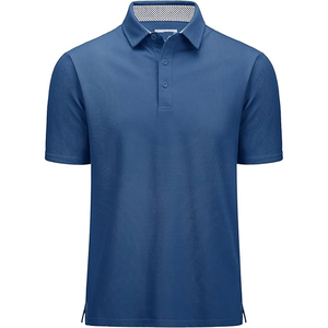 Chemises unies pour hommes OEM ODM, personnalisables, à manches courtes, style urbain, séchage rapide, avec logo, couleur, taille, étiquette et emballage sur mesure - Product Image 5