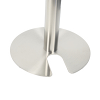 Poteau de Sécurité Rétractable en Acier Inoxydable avec Conception Robuste pour le Contrôle des Foules Intérieur/Extérieur, Barrières de File d'Attente, Poteaux de Sécurité