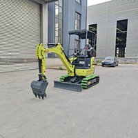 Excavator Mini Crawler 1,8 Ton dengan Mesin Kubota, Bersertifikasi EPA CE, Harga Terjangkau