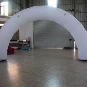 Inflatable White Arch, Stable Style with Two Fans - Product Image 1