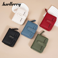 BAELLERY dompet Korea untuk wanita, dompet mewah kulit Pu dompet koin untuk wanita