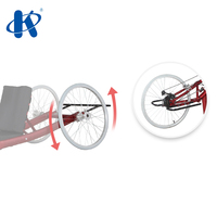 KY751L-40 Kaiyang CE/ISO manuel en aluminium léger fauteuil roulant sport racing quickie Fauteuil Roulant de Sport Vitesse Roi