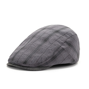 Wholesale Spring Summer Men Women Cap Vintage Plaid Artist <strong>Painter</strong> Beret Hat Male Female Ivy Flat Cap Adjustable Beret Caps - Product Image 6