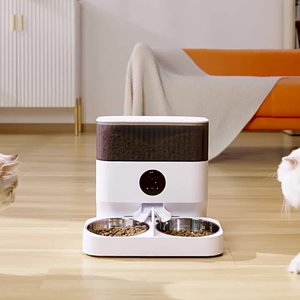 Nuovo alimentatore per animali domestici aggiornato 5L cibo per <span class=keywords><strong>gatti</strong></span> intelligente per alimenti per cani con tempistica quantitativa per <span class=keywords><strong>gatti</strong></span> visibile - Product Image 6