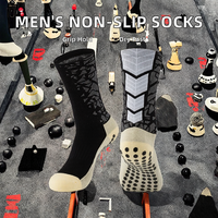 Chaussettes de sport pour homme en coton et élasthanne respirantes à séchage rapide antidérapantes pour le basketball, le football et le soccer avec bordure en tissu éponge