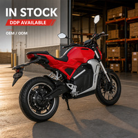 En stock, moto électrique SLM-TB 72V50Ah 4000W, moto électrique DDP pour les trajets en ville et les transports quotidiens