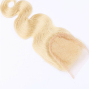 Fournisseurs de Cheveux Vierges Blond Miel Brut 613 Body Wave, Lots de Cheveux avec Closure 4x4, Perruque Lace Front Transparente 13x4, Vente en Gros - Product Image 4