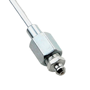 Steel Grease Gun Nozzle 1/4 In Needle Valve Manual Oil Dispenser General Application - Product Image 1
