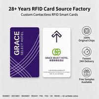 Carte RFID vierge de haute qualité et carte-clé d'hôtel durable et carte intelligente RFID pour les systèmes de contrôle d'accès RFID